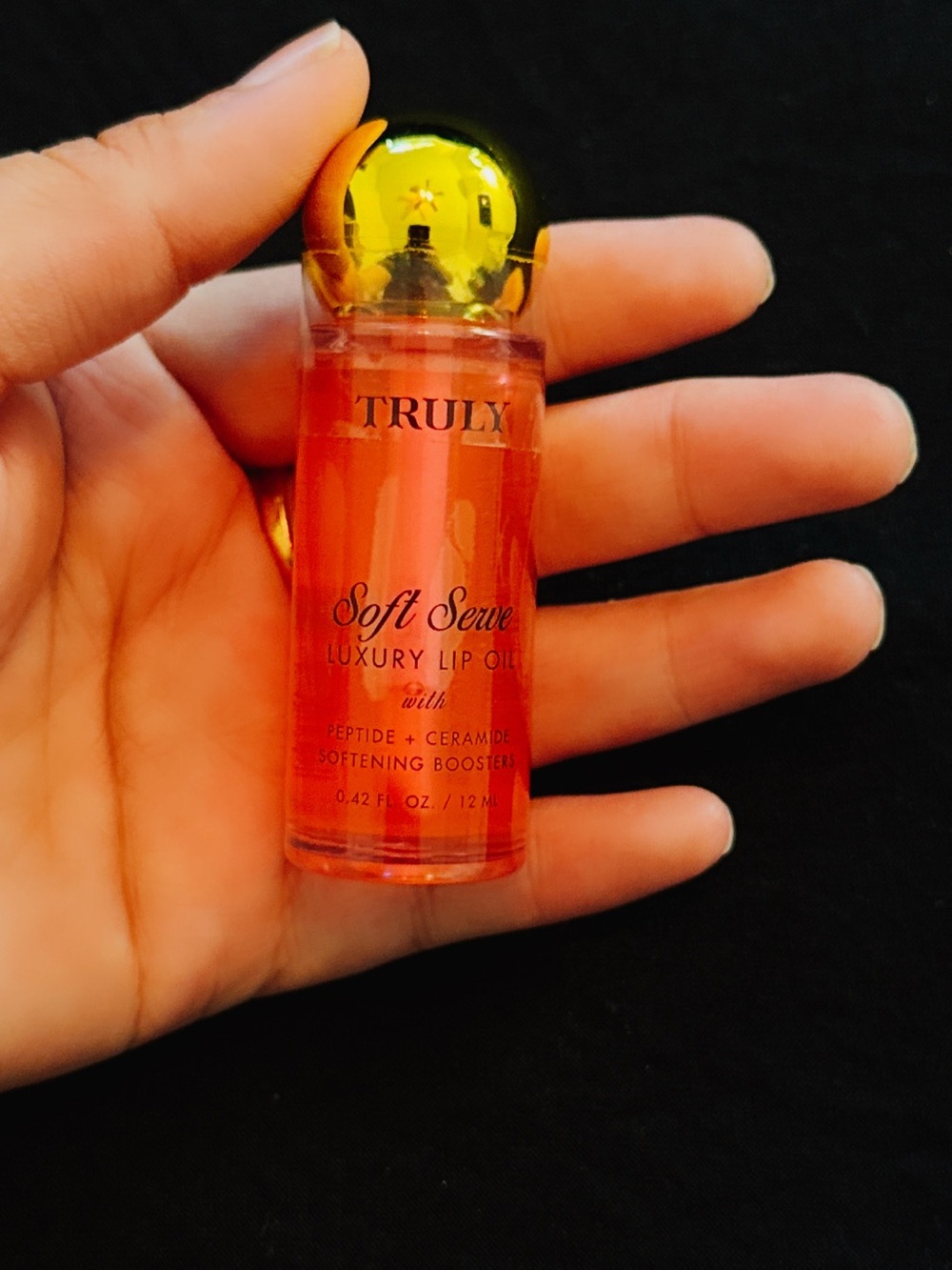 TRULY Soft Serve Luxury Lip Oil - Yellow & Orange
